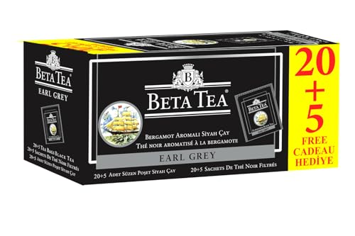 Earl Grey Black Tea Bags package by Beta Tea