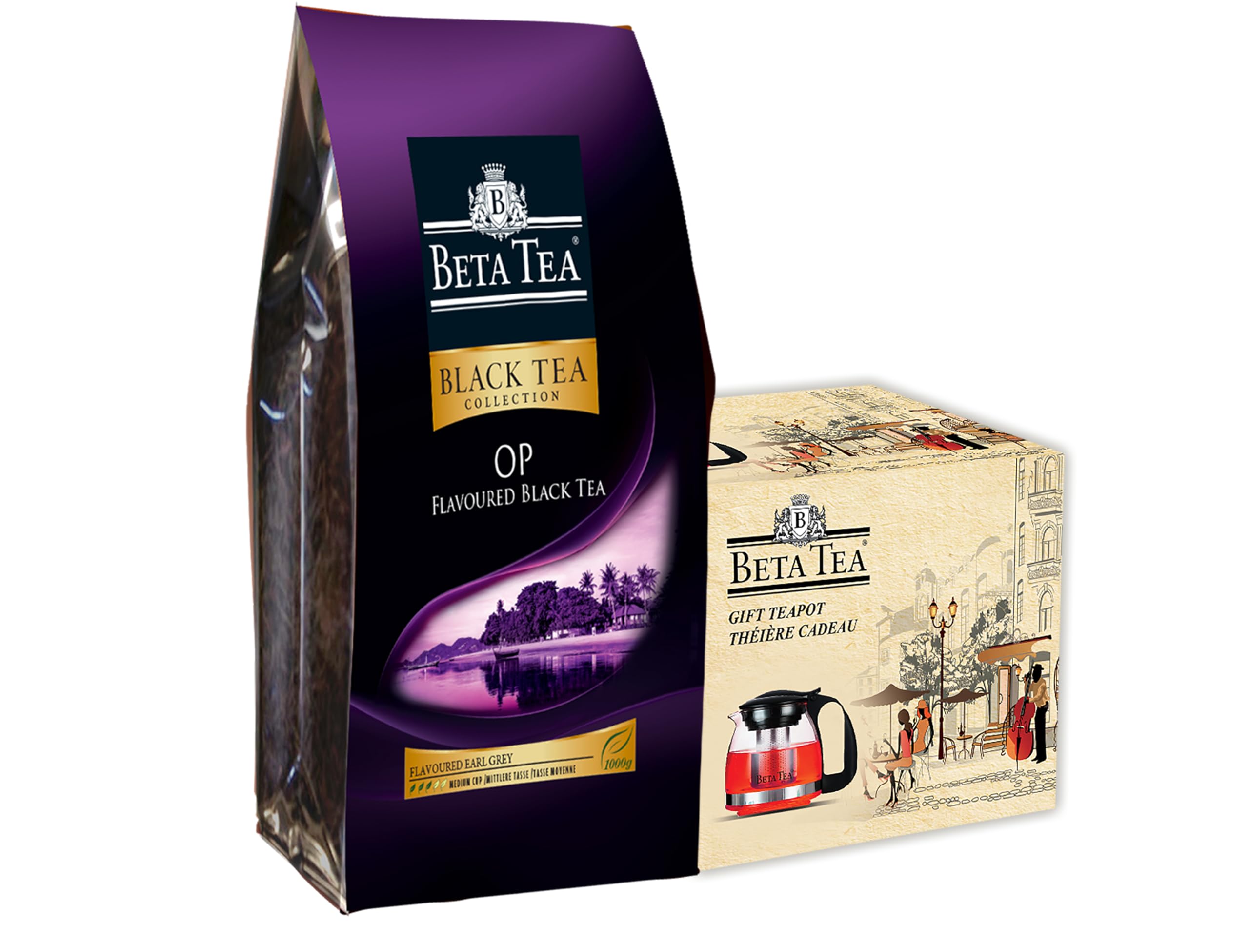 OP Earl Grey Black Tea with Gift Teapot