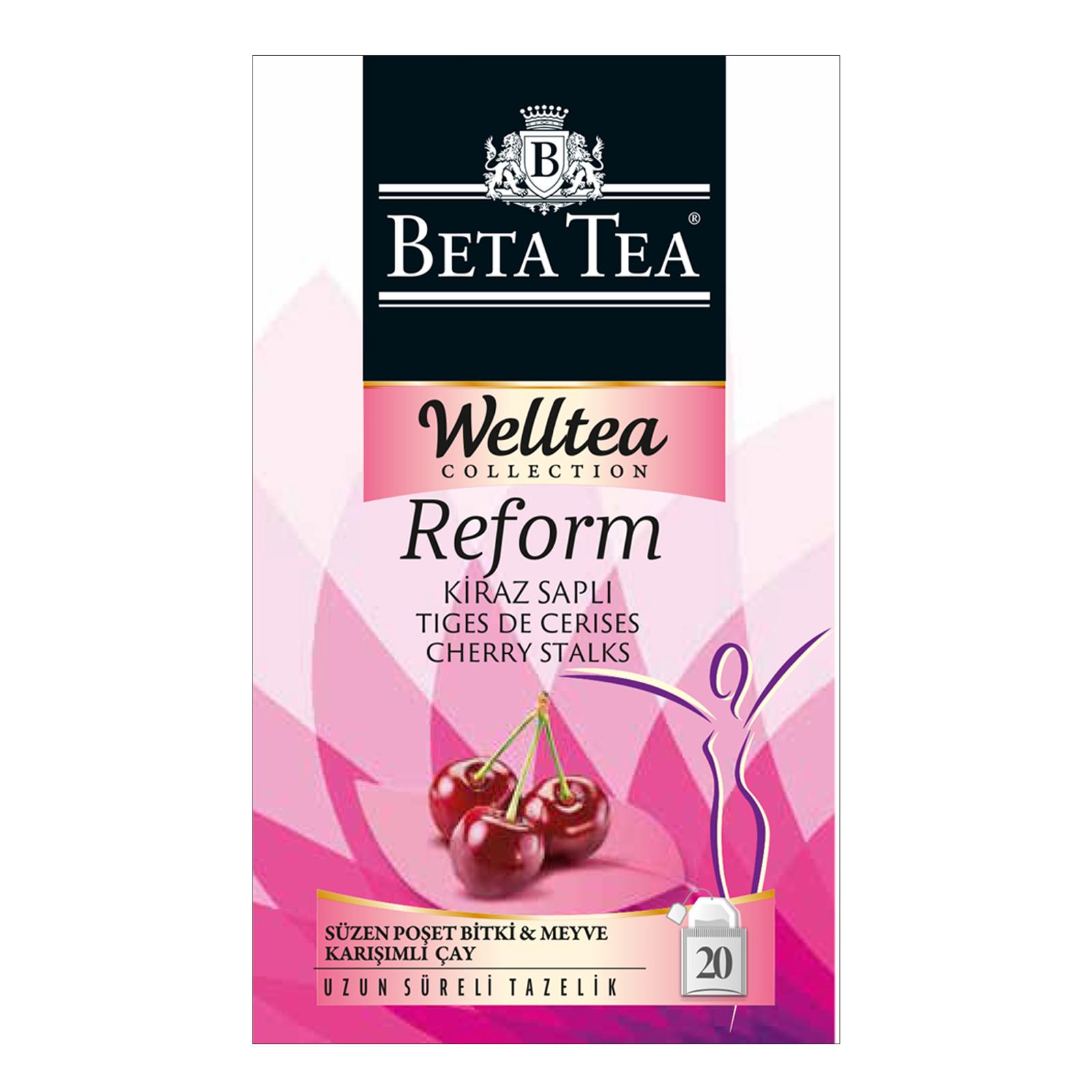 Reform Cherry Stalks Herbal Tea package by Beta Tea